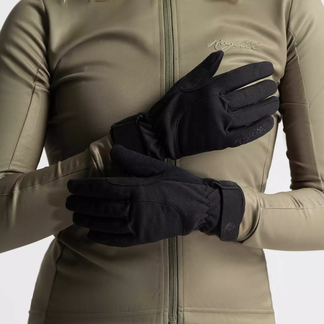 Rogelli Women's Winter Cycling Gloves CORE II, Black
