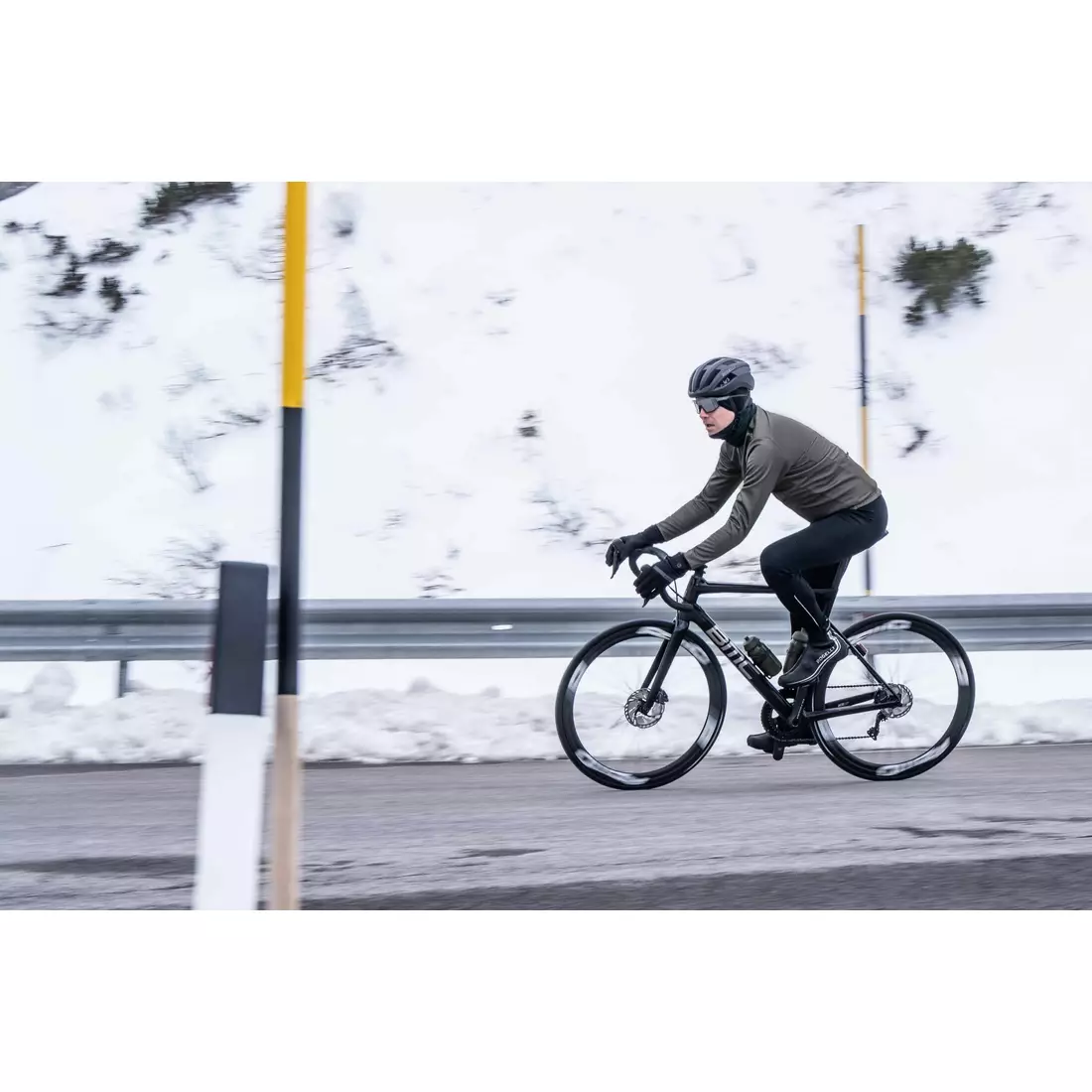 Rogelli cycling jacket, winter CORE green