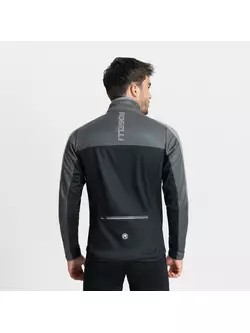 Rogelli cycling jacket, winter FREEZE, gray