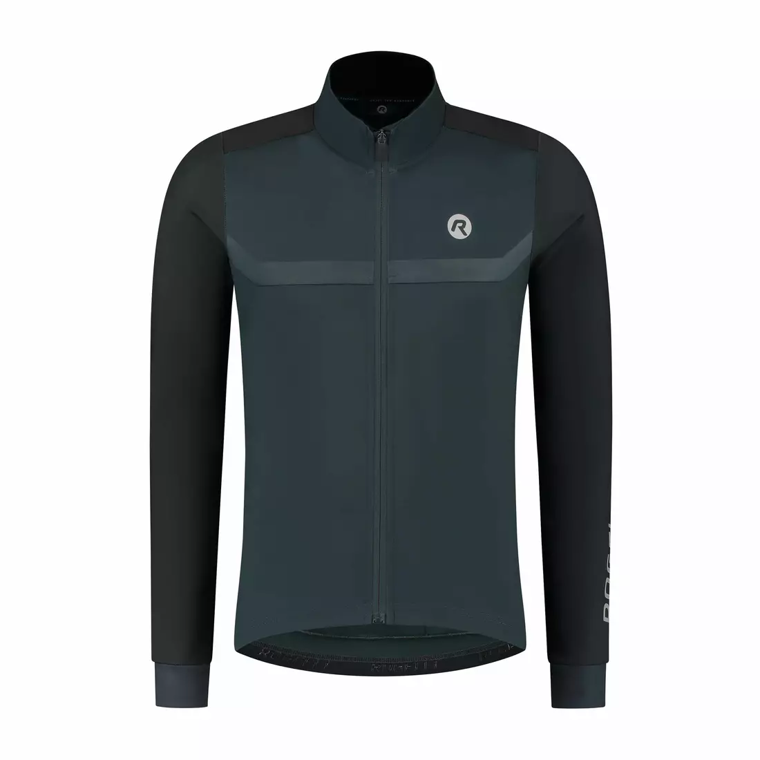 Rogelli cycling jacket, winter MONO, navy blue