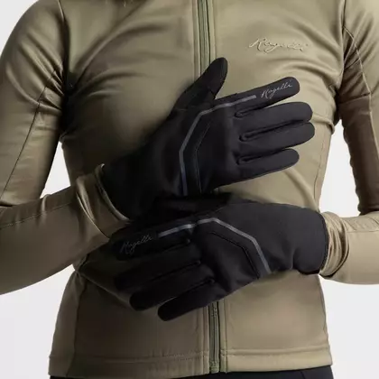 Rogelli APEX women's winter cycling gloves, black