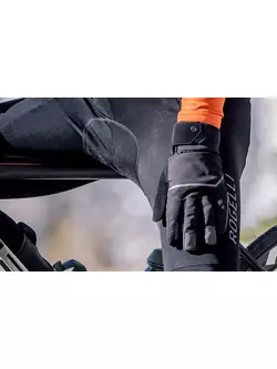 Rogelli winter cycling gloves CHRONOS black