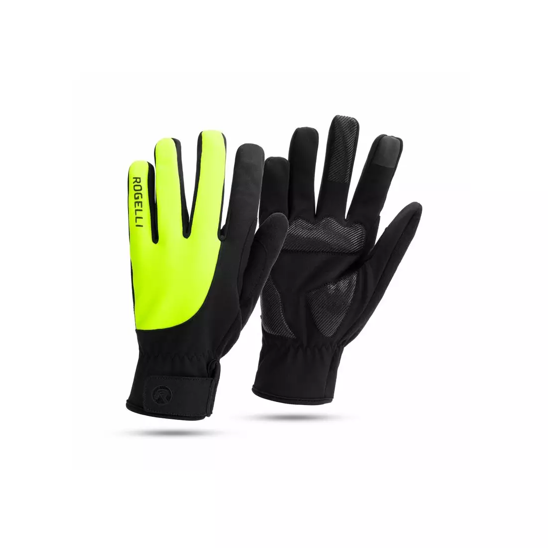 Rogelli winter cycling gloves CORE II black-fluor