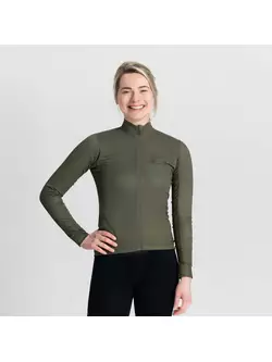 Rogelli women's cycling sweatshirt CORE green