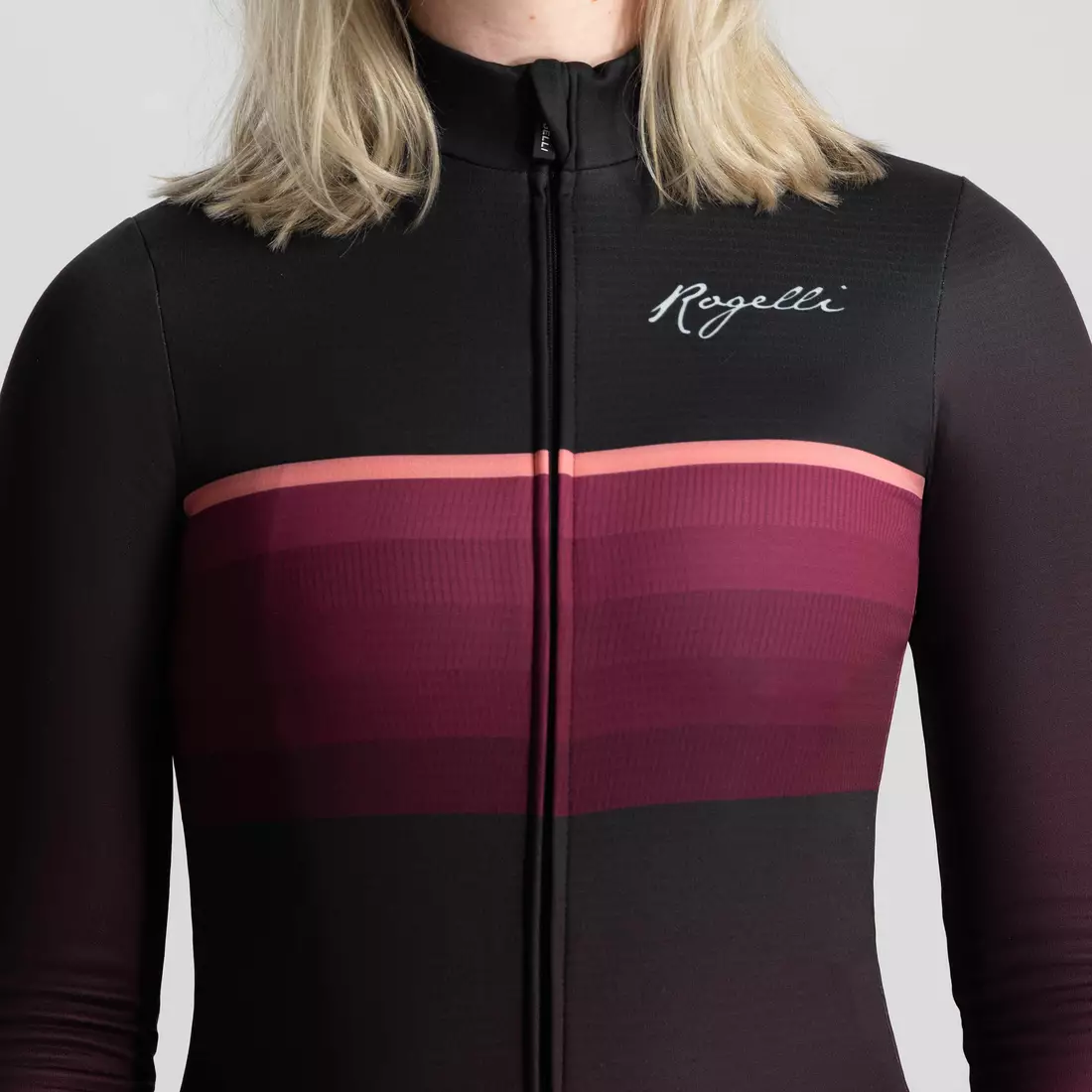 Rogelli women's cycling sweatshirt IMPRESS II, burgundy