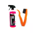 SPEEDCLEAN890 PINK BIKE CLEANER bicycle cleaner 1L + brush and scraper for cleaning the drive