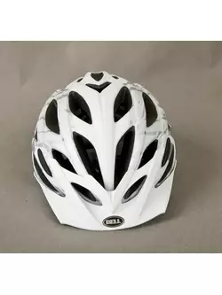 BELL SEQUENCE silver white bicycle helmet