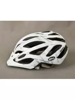BELL SEQUENCE silver white bicycle helmet