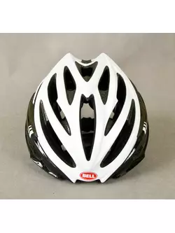 BELL VOLT RL bicycle helmet, white-black-red