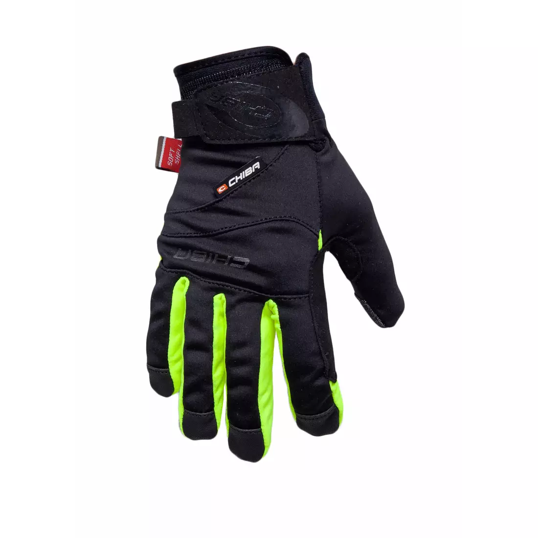 CHIBA winter gloves TOUR PLUS, color: Black-fluorine