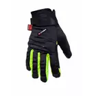 CHIBA winter gloves TOUR PLUS, color: Black-fluorine