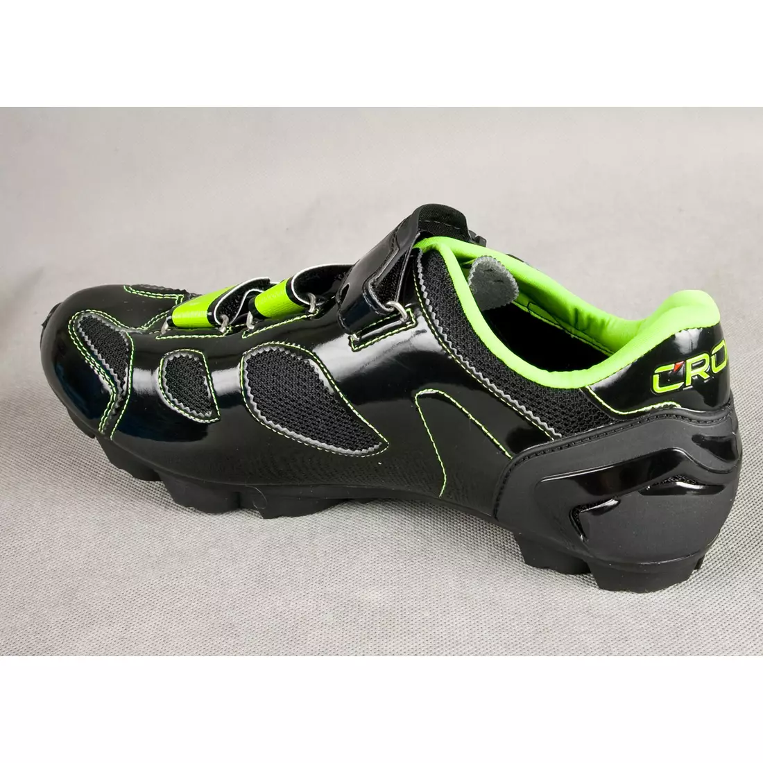 CRONO TRACK - MTB cycling shoes - color: Black and green