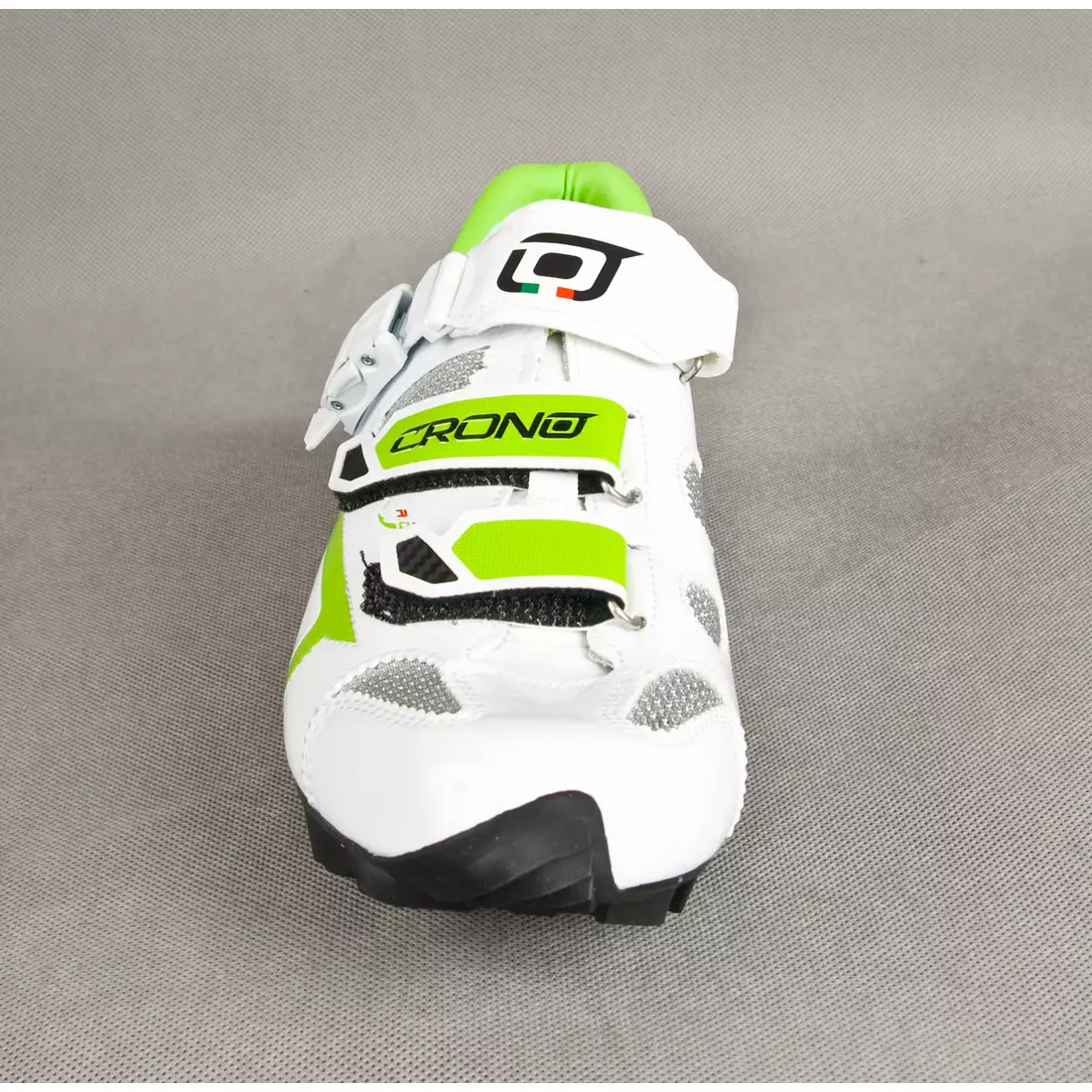CRONO TRACK - MTB cycling shoes - color: White and green