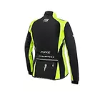 FORCE X71 - 89993 - women's insulated softshell jacket - color: Black-fluor