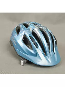 GIRO VENUS II women's bicycle helmet, color: Blue and white
