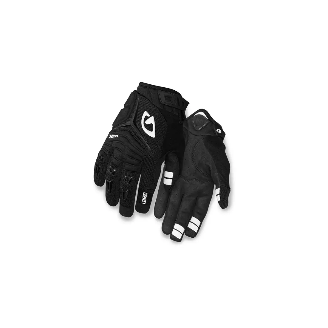 GIRO XEN cycling gloves, black and white