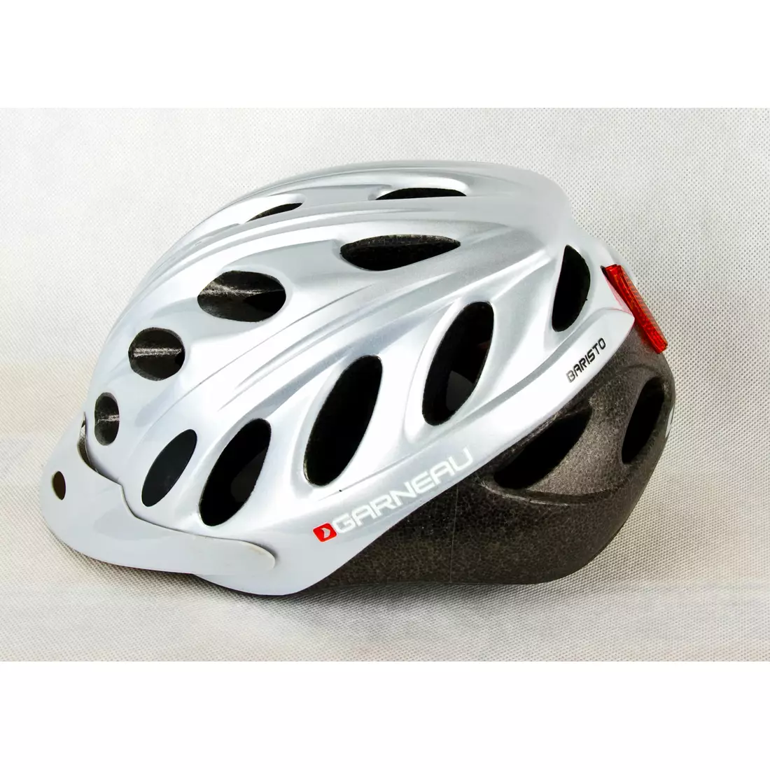LOUIS GARNEAU BARISTO bicycle helmet, silver