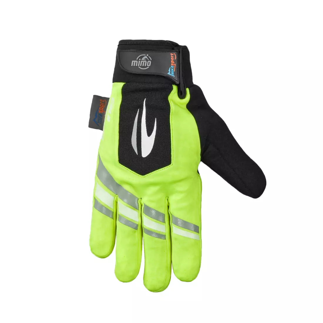 MikeSPORT 2014-W 1902 winter cycling gloves, color: fluorine