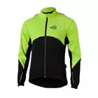 MikeSPORT DRAGON softshell cycling jacket black and fluorine
