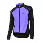 ROGELLI BICE - women's Softshell cycling jacket, color: Purple