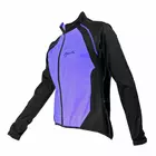 ROGELLI BICE - women's Softshell cycling jacket, color: Purple