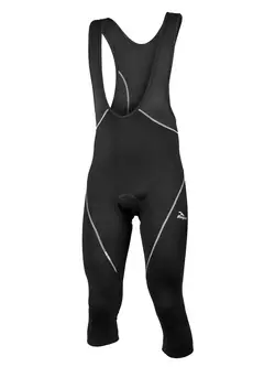 ROGELLI BIKE BAROLO - insulated, men's 3/4 cycling shorts, color: black