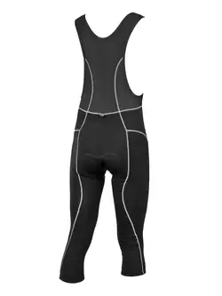 ROGELLI BIKE BAROLO - insulated, men's 3/4 cycling shorts, color: black