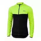 ROGELLI CALUSO - lightly insulated cycling sweatshirt, color: Fluoro-black