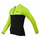 ROGELLI CALUSO - lightly insulated cycling sweatshirt, color: Fluoro-black