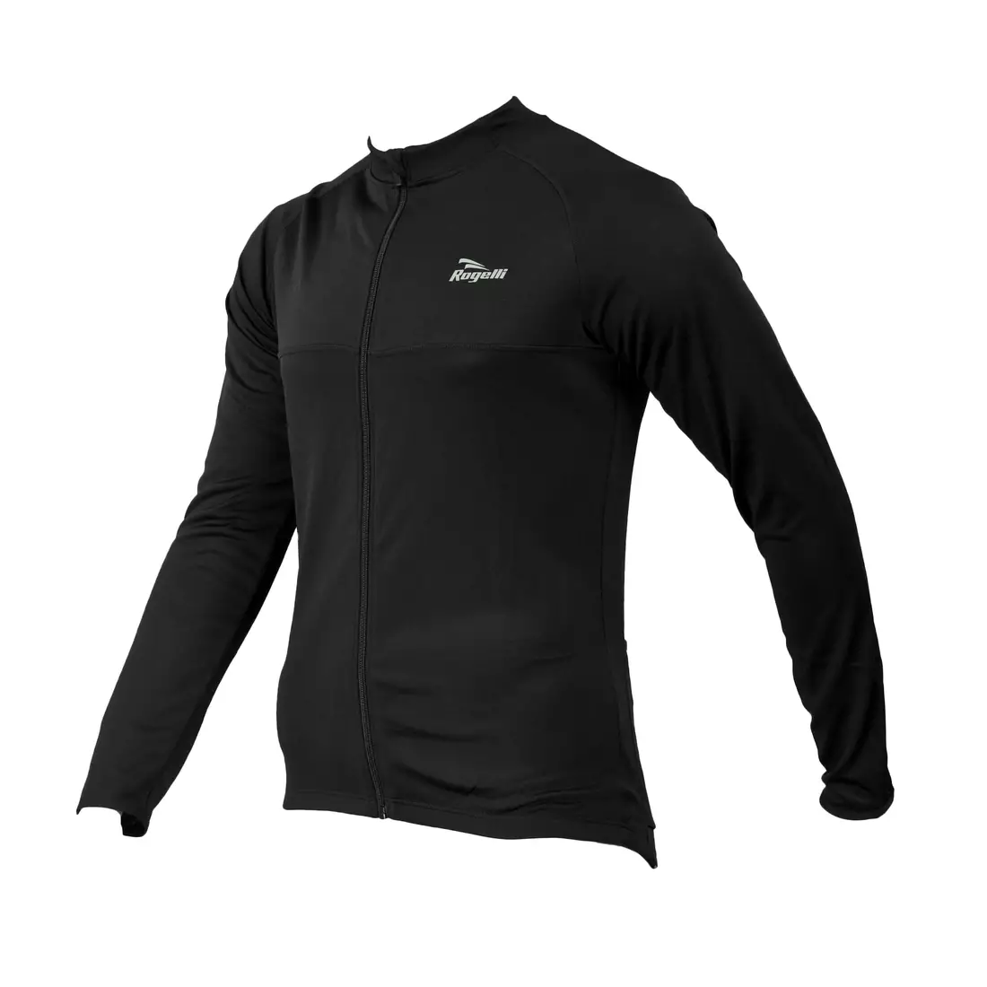 ROGELLI CALUSO - slightly insulated cycling sweatshirt, color: Black