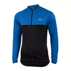 ROGELLI CALUSO - slightly insulated cycling sweatshirt, color: Black and blue