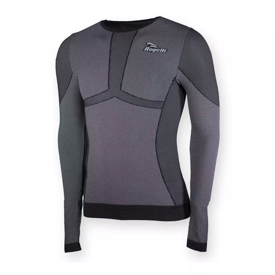 ROGELLI CHASE - 070.006 - thermal underwear - men's long-sleeved T-shirt - color: Black