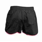 ROGELLI KYRA women's running shorts, black and pink
