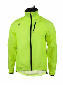 ROGELLI OHIO - rainproof cycling jacket, color: Fluor