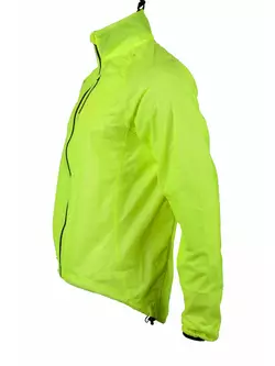 ROGELLI OHIO - rainproof cycling jacket, color: Fluor