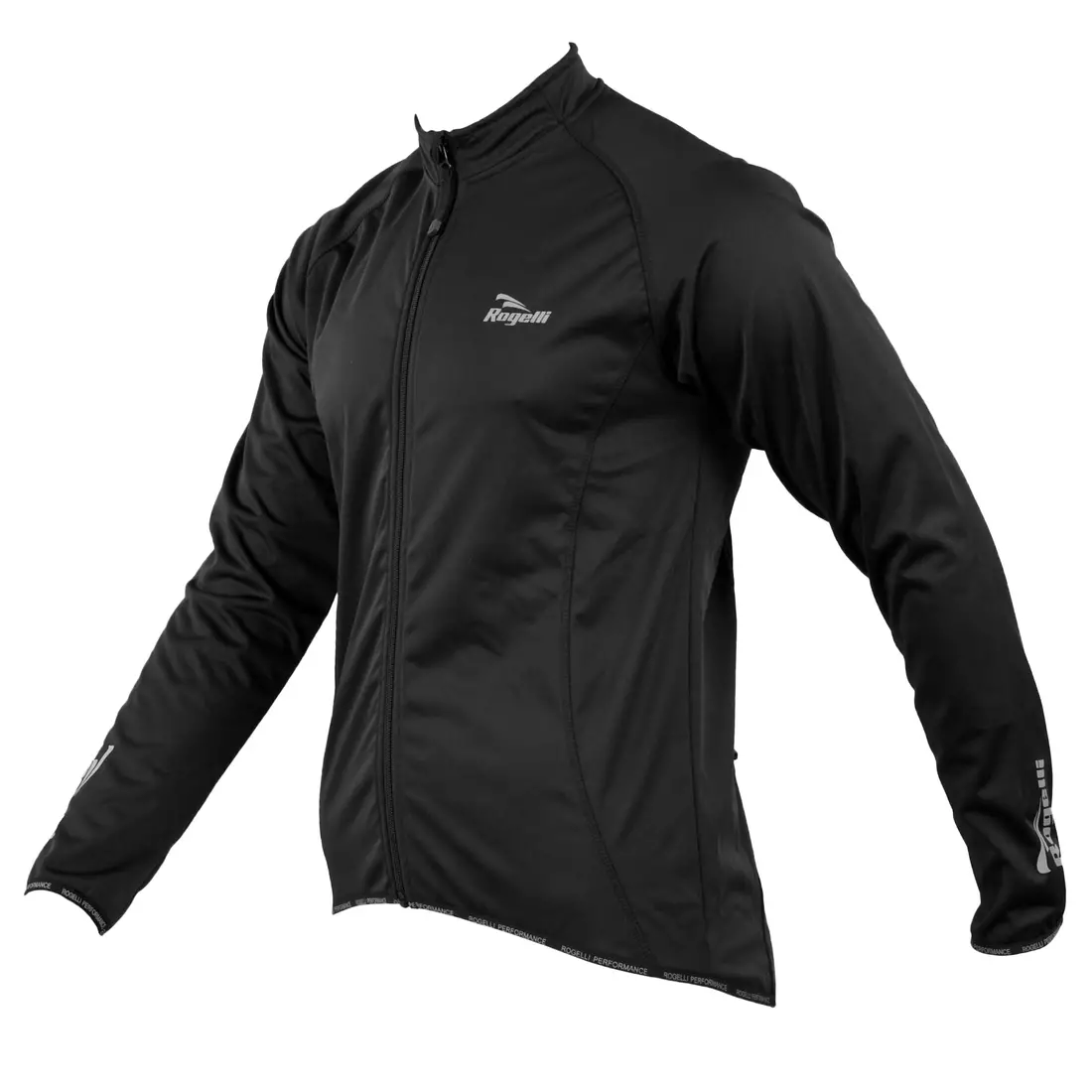 ROGELLI PESARO - men's Softshell cycling jacket, color: Black