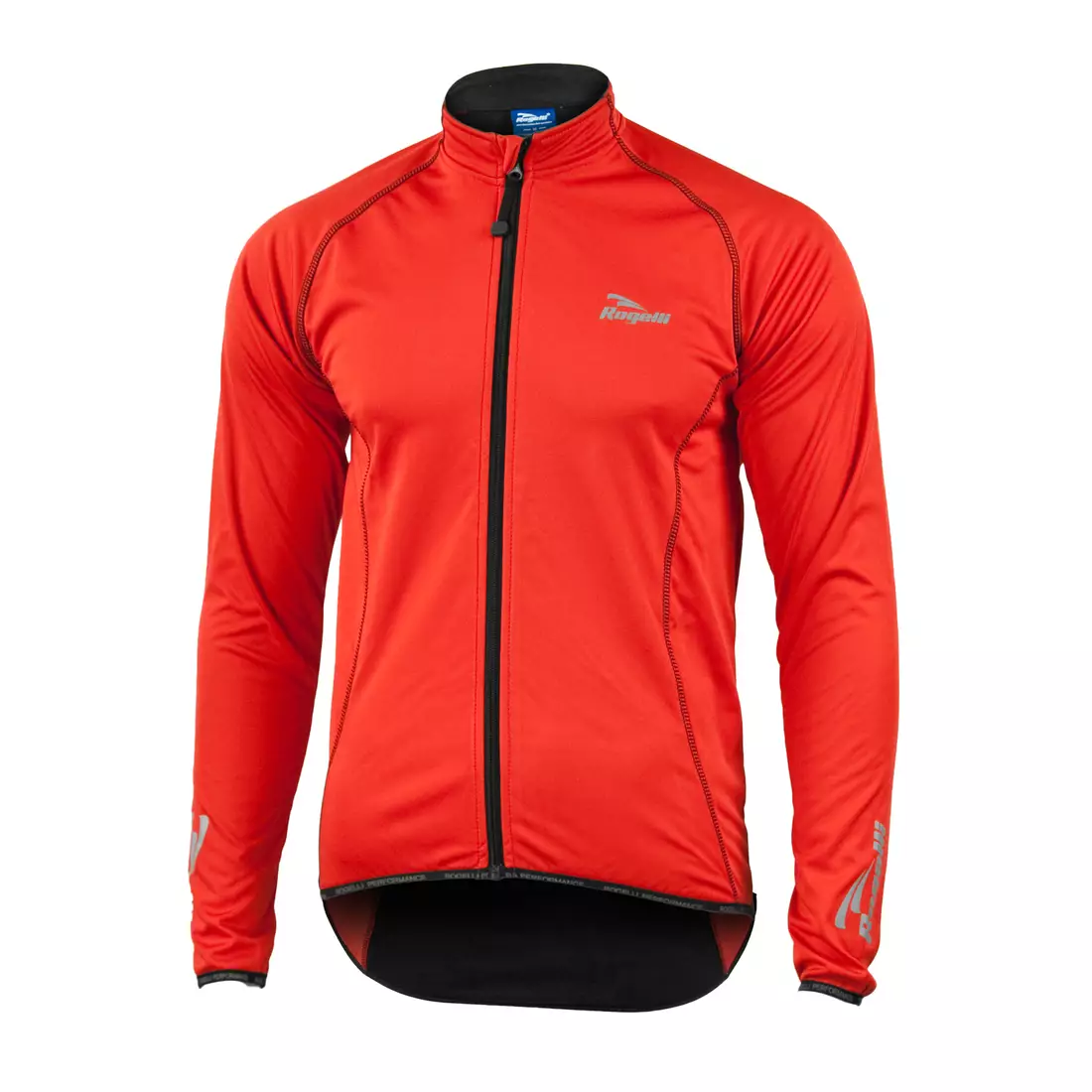 ROGELLI PESARO - men's Softshell cycling jacket, color: Red