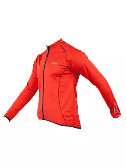 ROGELLI PESARO - men's Softshell cycling jacket, color: Red