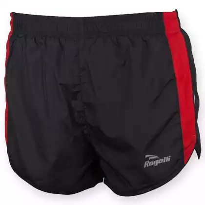 ROGELLI RUN FIRENZE loose running shorts, black-red