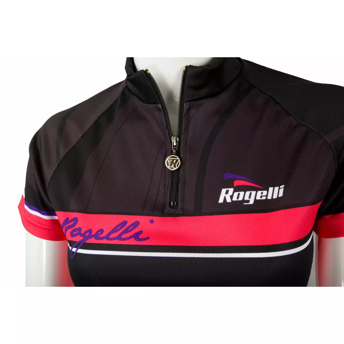 ROGELLI SIMONA women's cycling jersey, black and pink