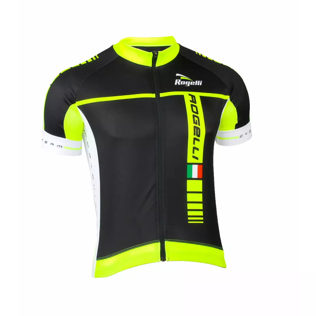 ROGELLI UMBRIA men's cycling jersey, 001.230, Black and fluoro