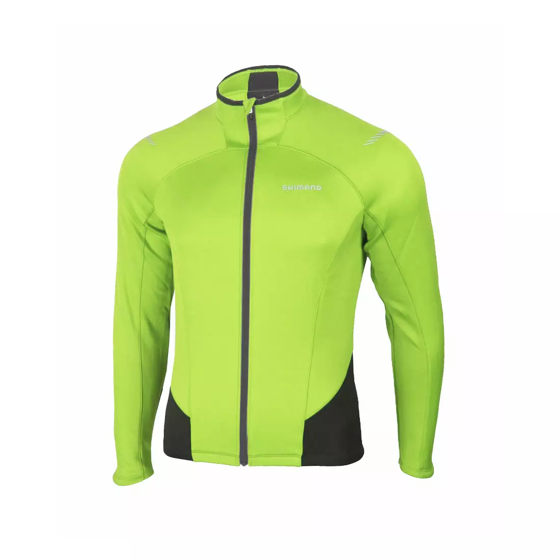 SHIMANO - ECWJSPWLC12 Performance Winter Jersey - men's cycling sweatshirt, color: Green