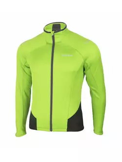 SHIMANO - ECWJSPWLC12 Performance Winter Jersey - men's cycling sweatshirt, color: Green