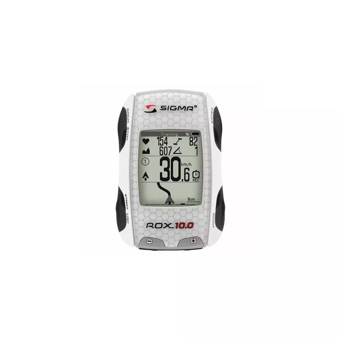 SIGMA SPORT ROX 10.0 GPS BASIC - bicycle computer. White color