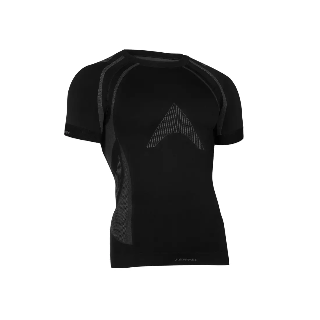 TERVEL - OPTILINE MOD-02 - men's thermal T-shirt, color: Black and gray