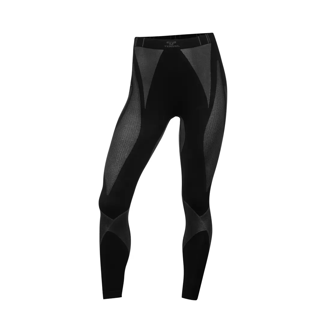 TERVEL OPTILINE MOD-02 - women's thermoactive leggings color: Black and gray