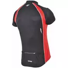 4F men's cycling jersey RKM002-black and red