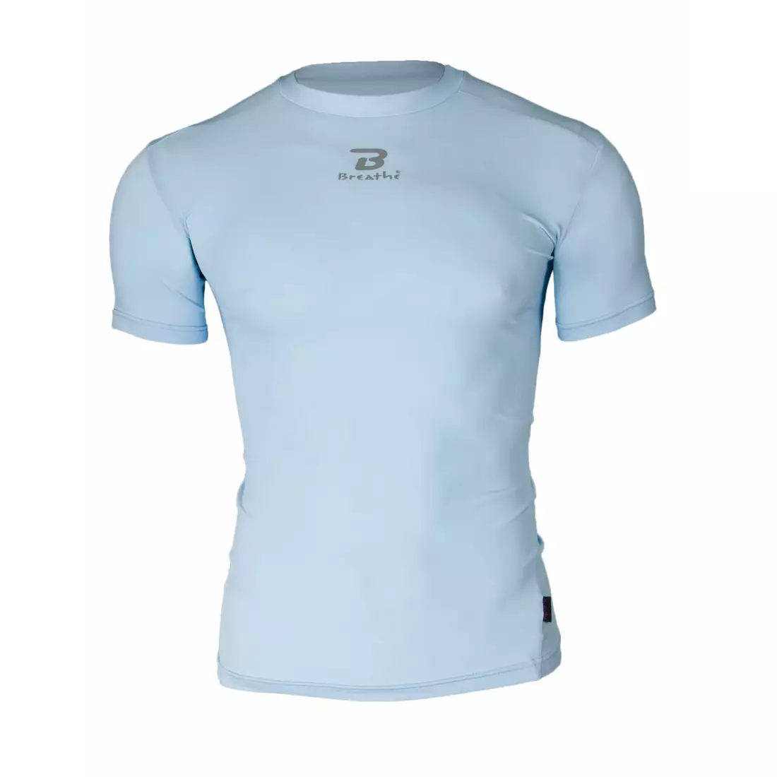 BREATHE short-sleeved compression shirt, blue