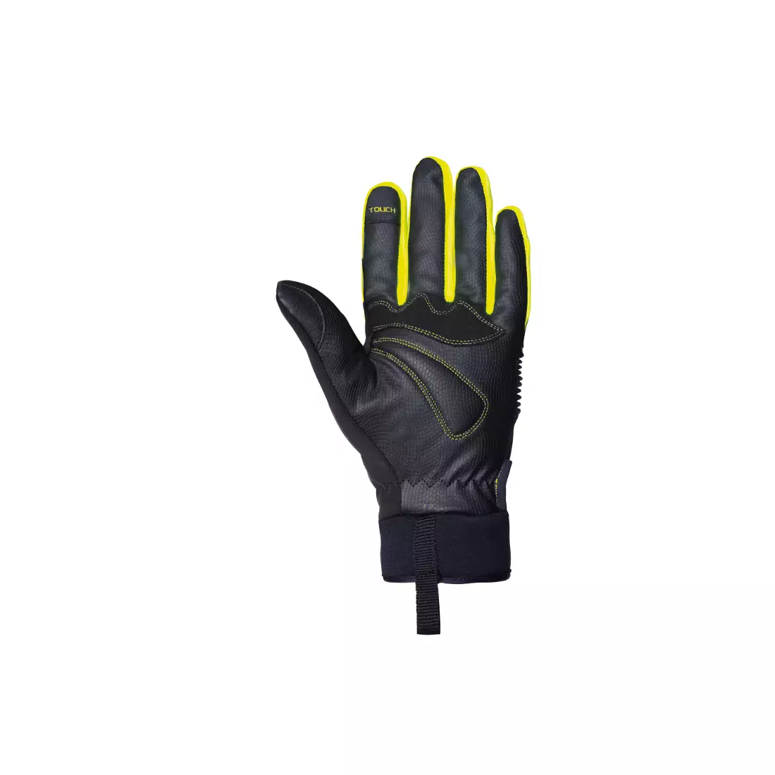 CHIBA RAIN TOUCH winter cycling gloves black-fluorine