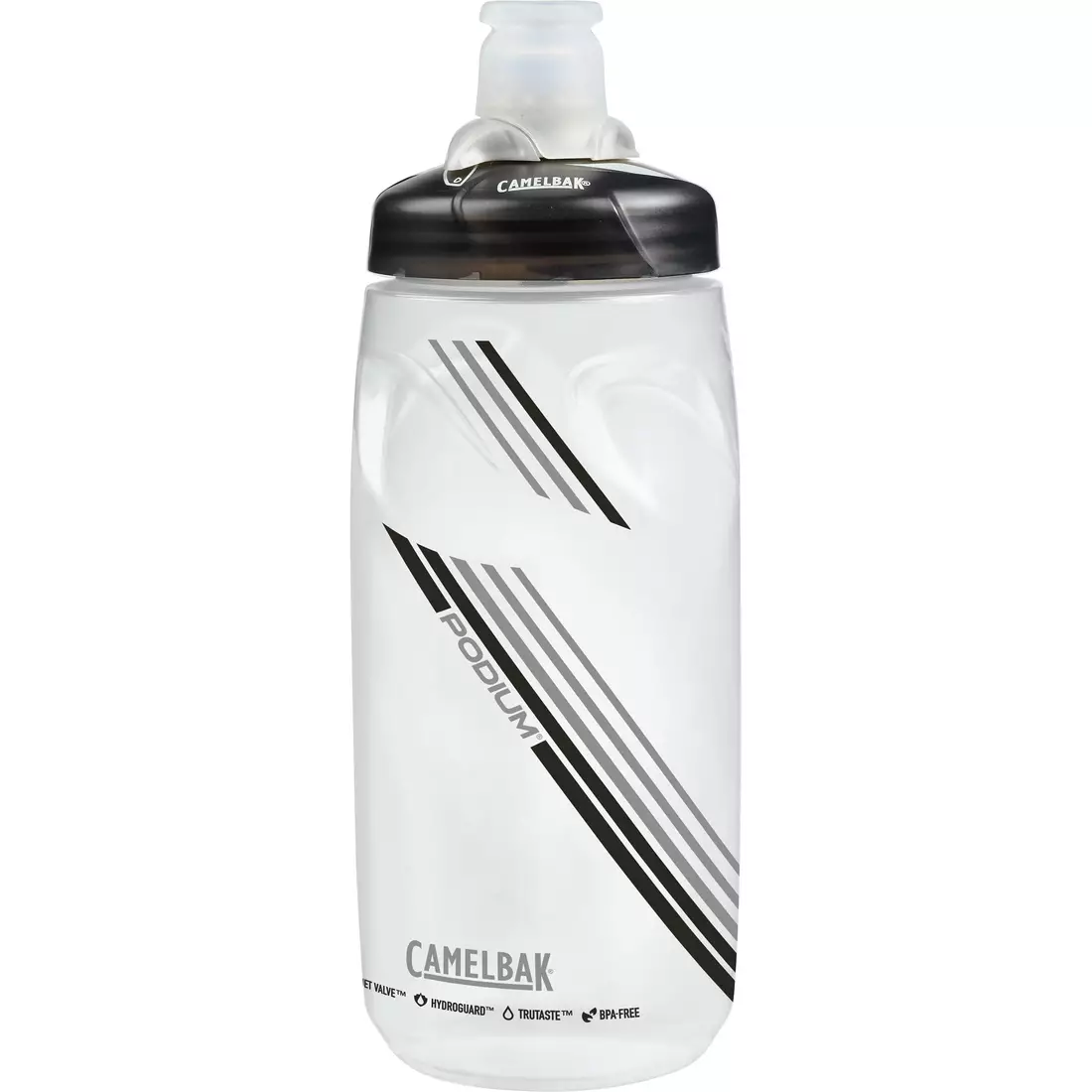 Camelbak SS18 Podium bicycle water bottle 21oz / 620 ml Clear Carbon